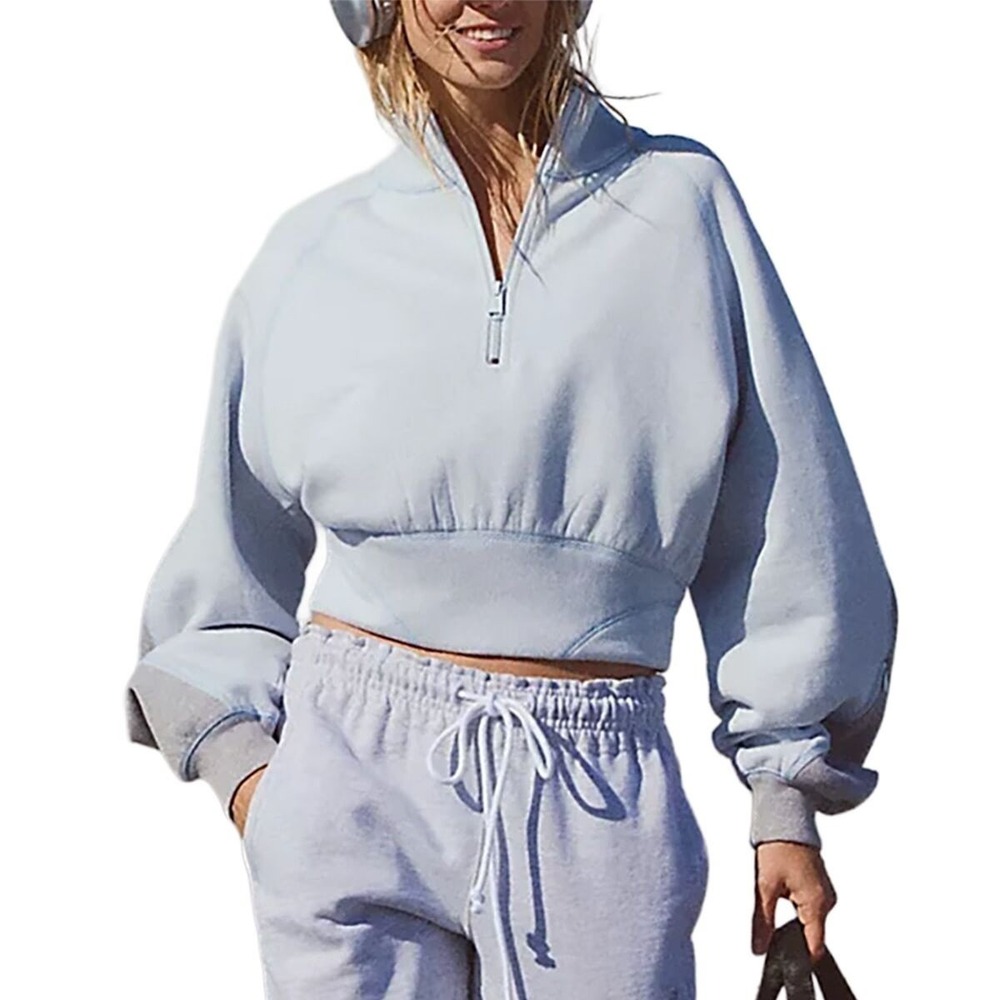 FP Movement, Out‎ of the Park Pullover, Arctic Snow, S, NWT, $98